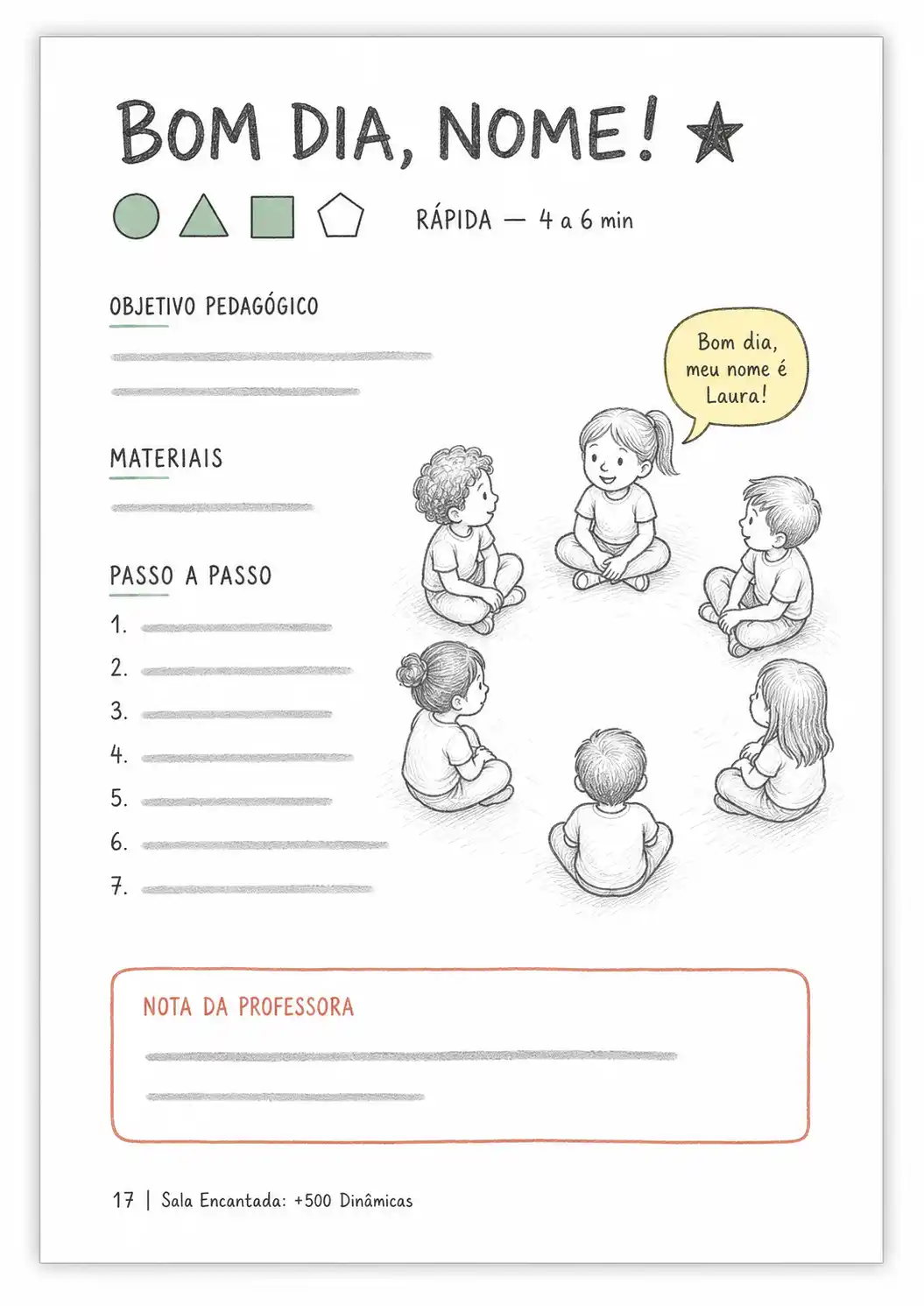 Ficha completa de dinâmica com passo a passo